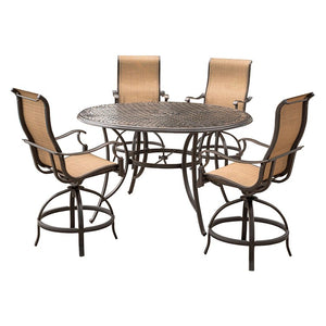 MANDN5PC-BR Outdoor/Patio Furniture/Patio Bar Furniture