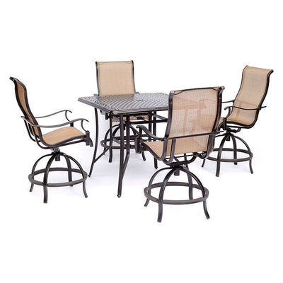Product Image: MANDN5PCSQBR Outdoor/Patio Furniture/Patio Bar Furniture