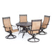 MANDN5PCSW-4 Outdoor/Patio Furniture/Patio Dining Sets