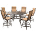 MANDN7PC-BR Outdoor/Patio Furniture/Patio Bar Furniture