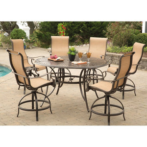 MANDN7PC-BR Outdoor/Patio Furniture/Patio Bar Furniture