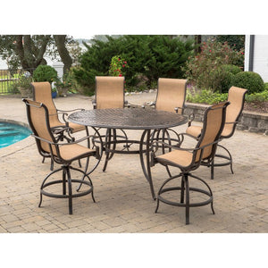 MANDN7PC-BR Outdoor/Patio Furniture/Patio Bar Furniture