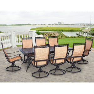MANDN9PCSW-8 Outdoor/Patio Furniture/Patio Dining Sets