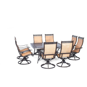 MANDN9PCSWSQ-8 Outdoor/Patio Furniture/Patio Dining Sets