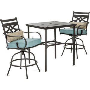 MCLRDN3PCBRSW2-BLU Outdoor/Patio Furniture/Patio Dining Sets