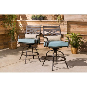 MCLRDN3PCBRSW2-BLU Outdoor/Patio Furniture/Patio Dining Sets