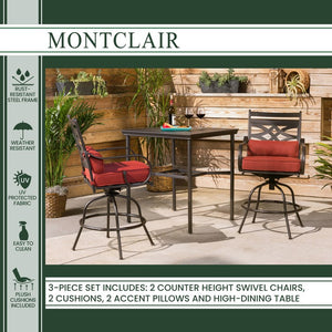 MCLRDN3PCBRSW2-CHL Outdoor/Patio Furniture/Patio Dining Sets