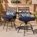 MCLRDN3PCBRSW2-NVY Outdoor/Patio Furniture/Patio Dining Sets