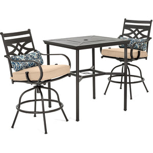 MCLRDN3PCBRSW2-TAN Outdoor/Patio Furniture/Patio Dining Sets