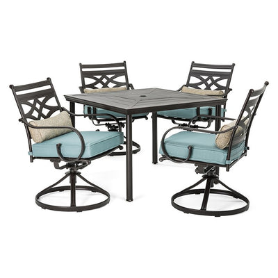 Product Image: MCLRDN5PCSQSW4-BLU Outdoor/Patio Furniture/Patio Dining Sets