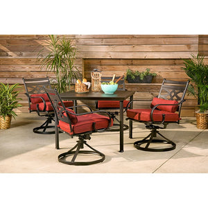 MCLRDN5PCSQSW4-CHL Outdoor/Patio Furniture/Patio Dining Sets