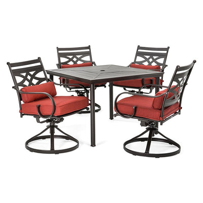 Product Image: MCLRDN5PCSQSW4-CHL Outdoor/Patio Furniture/Patio Dining Sets