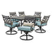 MCLRDN7PCSQSW6-BLU Outdoor/Patio Furniture/Patio Dining Sets