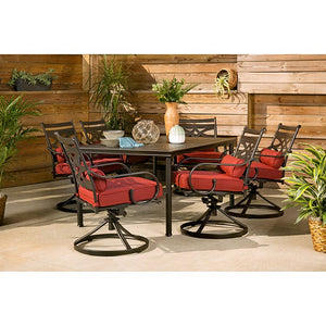 MCLRDN7PCSQSW6-CHL Outdoor/Patio Furniture/Patio Dining Sets