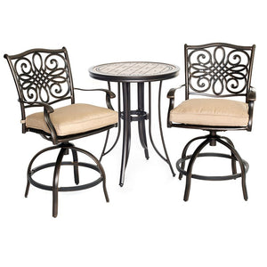 MONDN3PCSW-BR Outdoor/Patio Furniture/Patio Bar Furniture