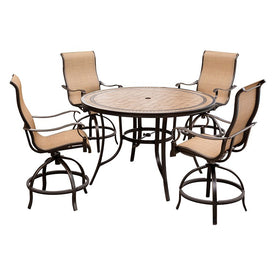 Monaco Five-Piece High-Dining Bar Set