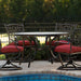 MONDN5PCSW-4-RED Outdoor/Patio Furniture/Patio Dining Sets