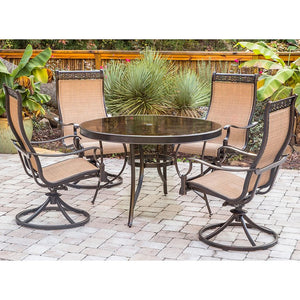 MONDN5PCSWG Outdoor/Patio Furniture/Patio Dining Sets