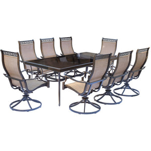 MONDN9PCSWG Outdoor/Patio Furniture/Patio Dining Sets