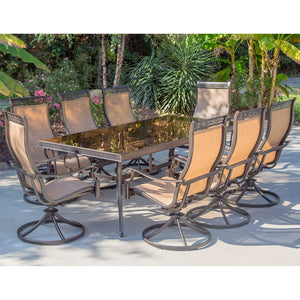 MONDN9PCSWG Outdoor/Patio Furniture/Patio Dining Sets