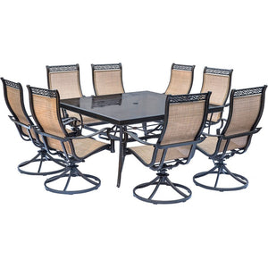 MONDN9PCSWSQG Outdoor/Patio Furniture/Patio Dining Sets