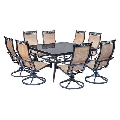 Product Image: MONDN9PCSWSQG Outdoor/Patio Furniture/Patio Dining Sets