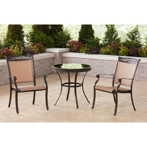 FNTDN3PCG Outdoor/Patio Furniture/Outdoor Bistro Sets