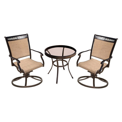 Product Image: FNTDN3PCSWG Outdoor/Patio Furniture/Outdoor Bistro Sets