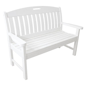 HVNB48WH Outdoor/Patio Furniture/Outdoor Benches
