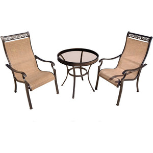 MONDN3PCG Outdoor/Patio Furniture/Outdoor Bistro Sets