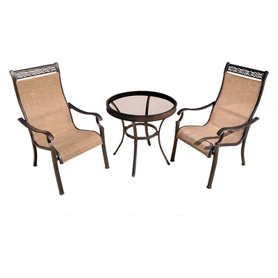 MONDN3PCG Outdoor/Patio Furniture/Outdoor Bistro Sets