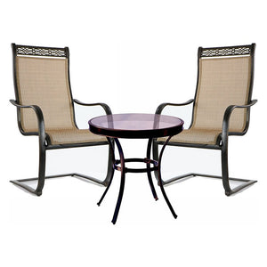 MONDN3PCSPG Outdoor/Patio Furniture/Outdoor Bistro Sets