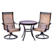 MONDN3PCSWG Outdoor/Patio Furniture/Outdoor Bistro Sets
