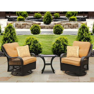 ORLEANS3PCSW-B-TAN Outdoor/Patio Furniture/Patio Conversation Sets