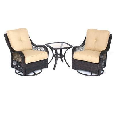 ORLEANS3PCSW-B-TAN Outdoor/Patio Furniture/Patio Conversation Sets