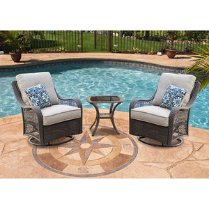 ORLEANS3PCSW-G-SLV Outdoor/Patio Furniture/Patio Conversation Sets