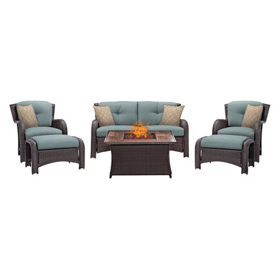 Product Image: STRATH6PCFP-BLU-WG Outdoor/Patio Furniture/Patio Conversation Sets