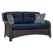 STRATHMERE6PCNVY Outdoor/Patio Furniture/Patio Conversation Sets