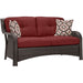 STRATHMERE6PCRED Outdoor/Patio Furniture/Patio Conversation Sets