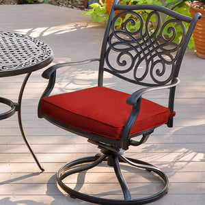TRADDN3PCSW-RED Outdoor/Patio Furniture/Outdoor Bistro Sets