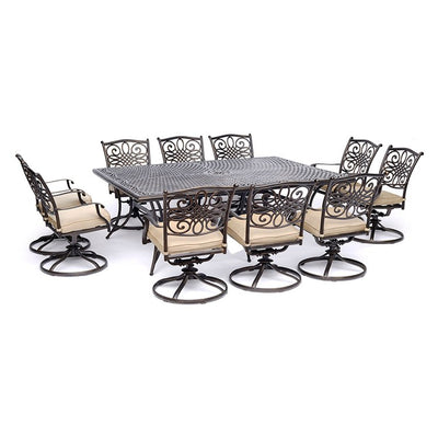 TRADDN11PCSW10 Outdoor/Patio Furniture/Patio Dining Sets