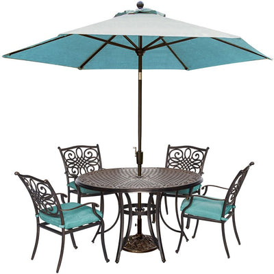 Product Image: TRADDN5PC-B-SU Outdoor/Patio Furniture/Patio Dining Sets