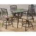 TRADDN5PCSQBR Outdoor/Patio Furniture/Patio Dining Sets
