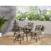 TRADDN5PCSQBR Outdoor/Patio Furniture/Patio Dining Sets