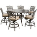 TRADDN7PCBR Outdoor/Patio Furniture/Patio Dining Sets