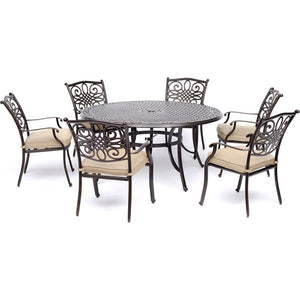 TRADDN7PCRD Outdoor/Patio Furniture/Patio Dining Sets