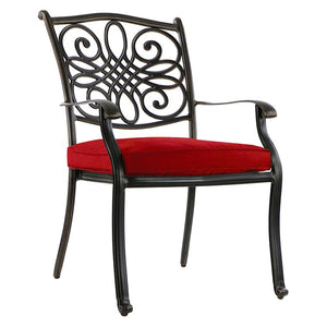 TRADDN7PCRD-RED Outdoor/Patio Furniture/Patio Dining Sets