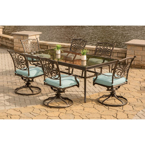 TRADDN7PCSWG-B Outdoor/Patio Furniture/Patio Dining Sets