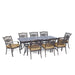 TRADDN9PC Outdoor/Patio Furniture/Patio Dining Sets