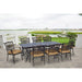 TRADDN9PC Outdoor/Patio Furniture/Patio Dining Sets